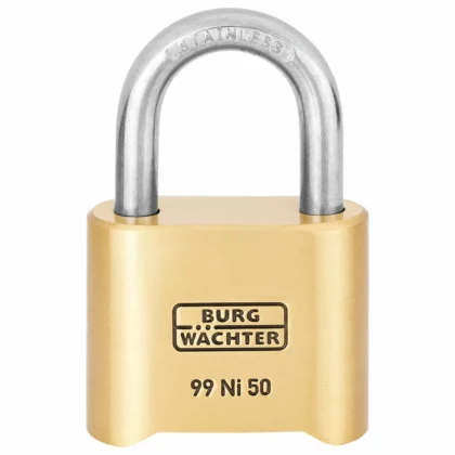 BURG No. 99 Ni 50 SB koodiriippulukko monipuoliseen käyttöön